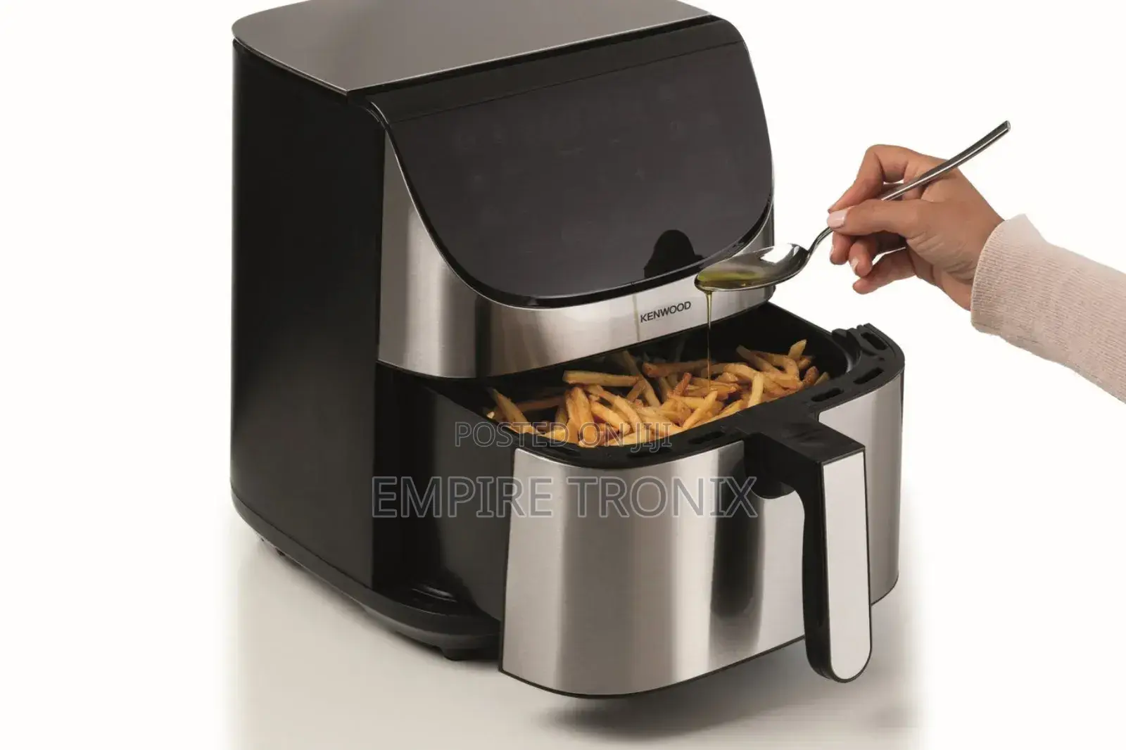 Kenwood - Air Fryer Khealthy Fry 7l S/Steel - Hfm80.000ss