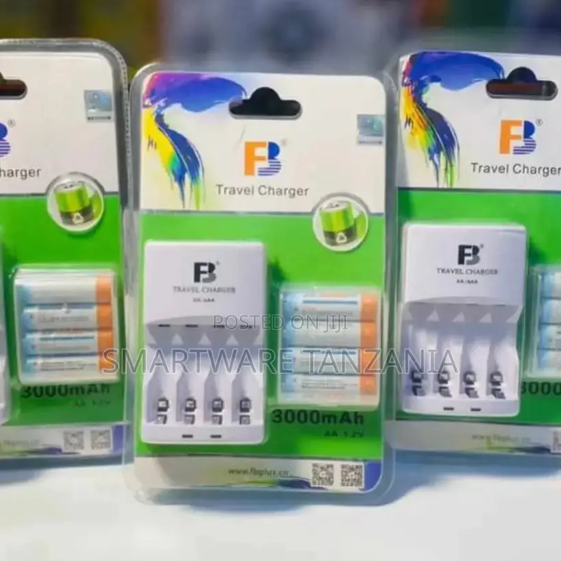 Rechargeable Batteries Charger 3000mah Aa X 4 Quick Charge