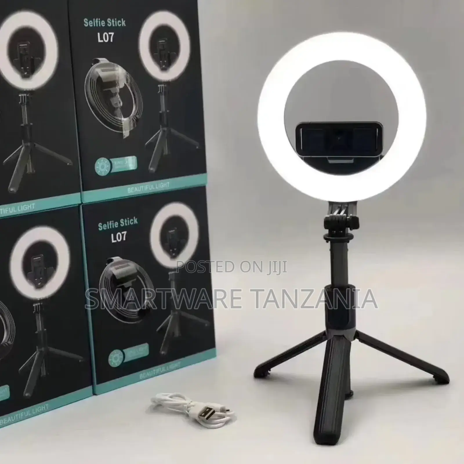Selfie Ring Light Tripod Stand Phone Holder For Live Stream