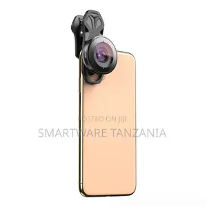 6 In 1 Phone Camera Lens Kit -0.63x Wide Angle Lens 15x