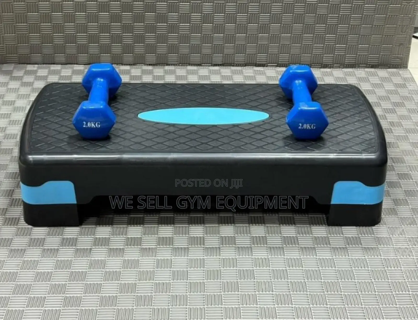 Aerobic Steps and 2kg Dumbbell Pair