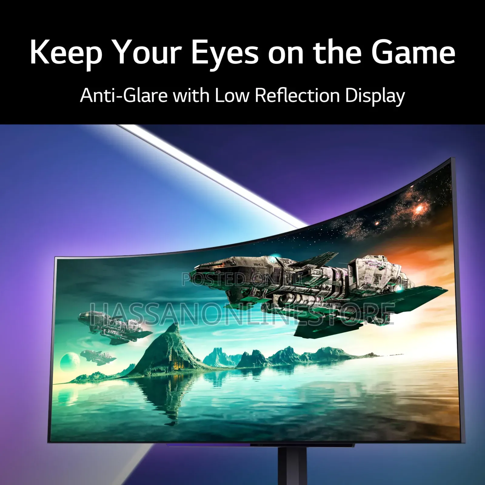 Lg 45gr95qe-B Curved Ultragear Gaming Monitor 45"