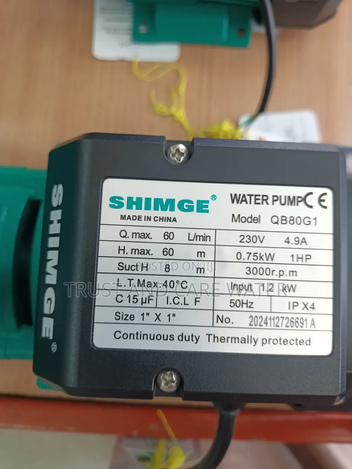 Shimge Surface Pump 1hp