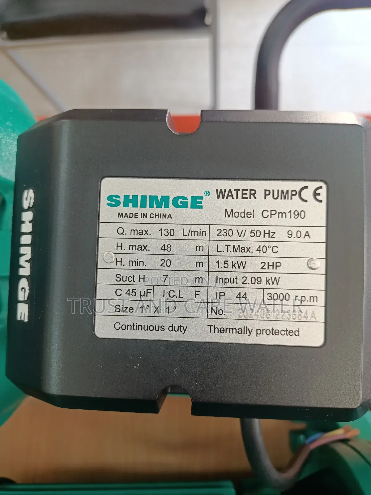 Shimge Surface Pump 2hp