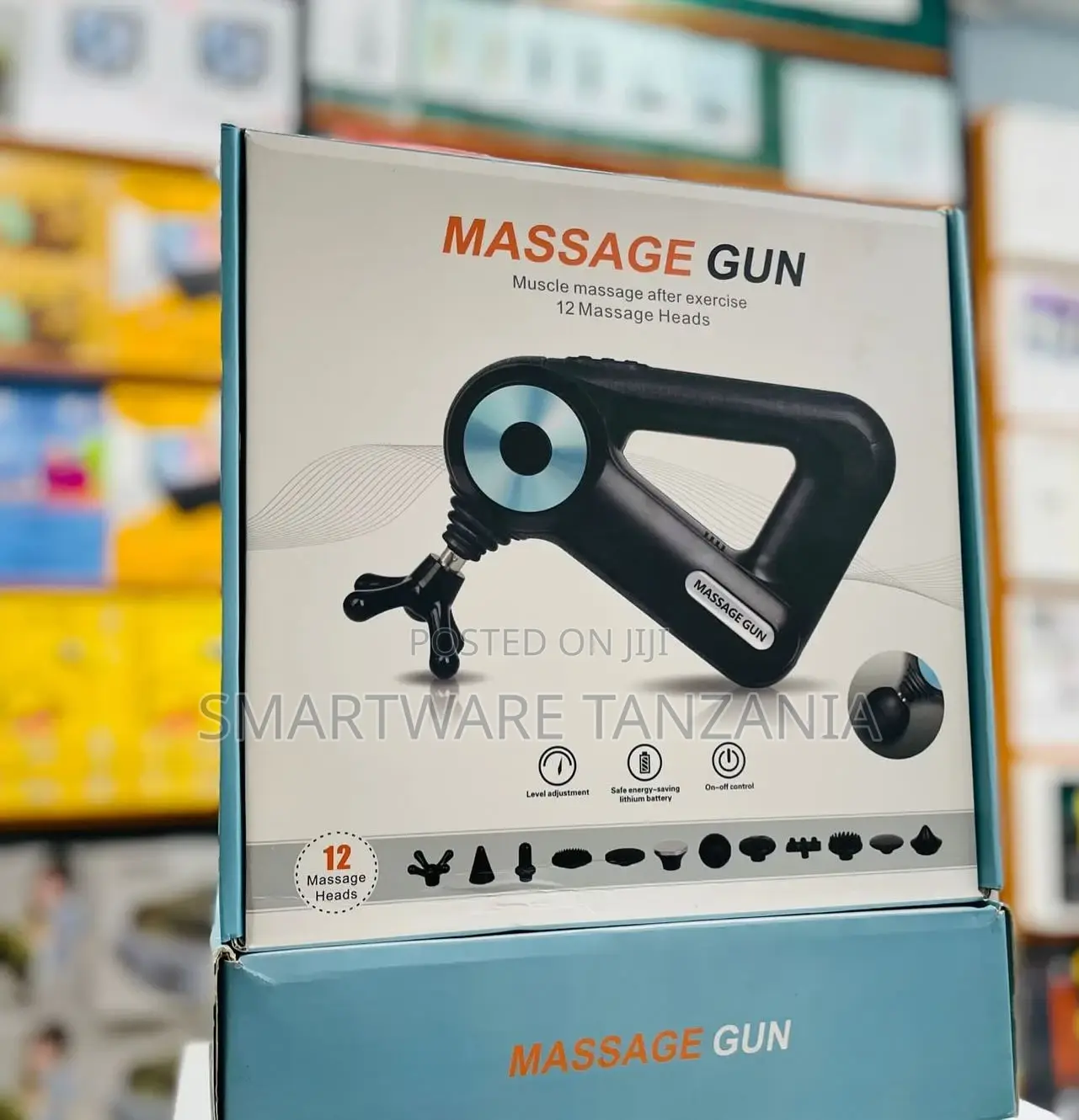 Handheld Percussion Massage Gun With Quiet 3 Speed Motor