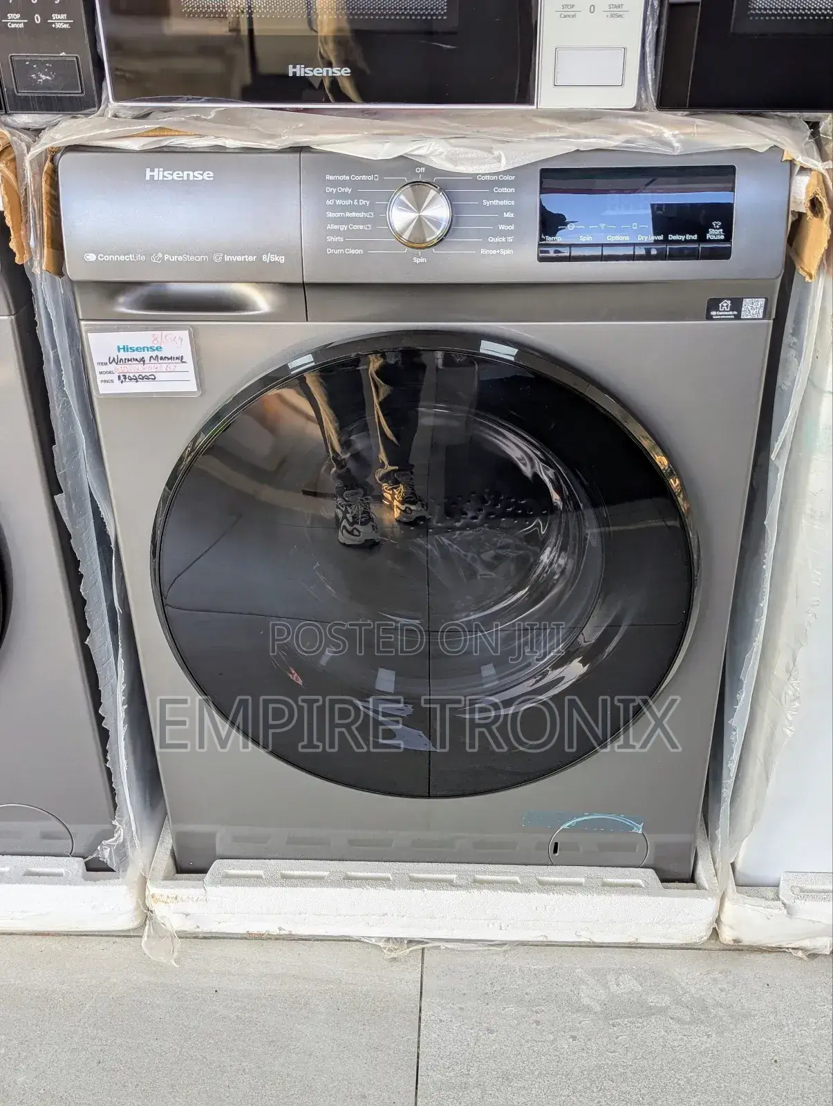 Hisense 8/5kg Wash + Dryer Washing Machine | Wd3q8043bt