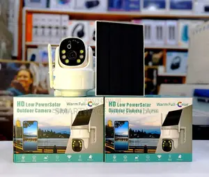 Solar Security Camera For Home, Spotlight Siren/2.4g Wifi