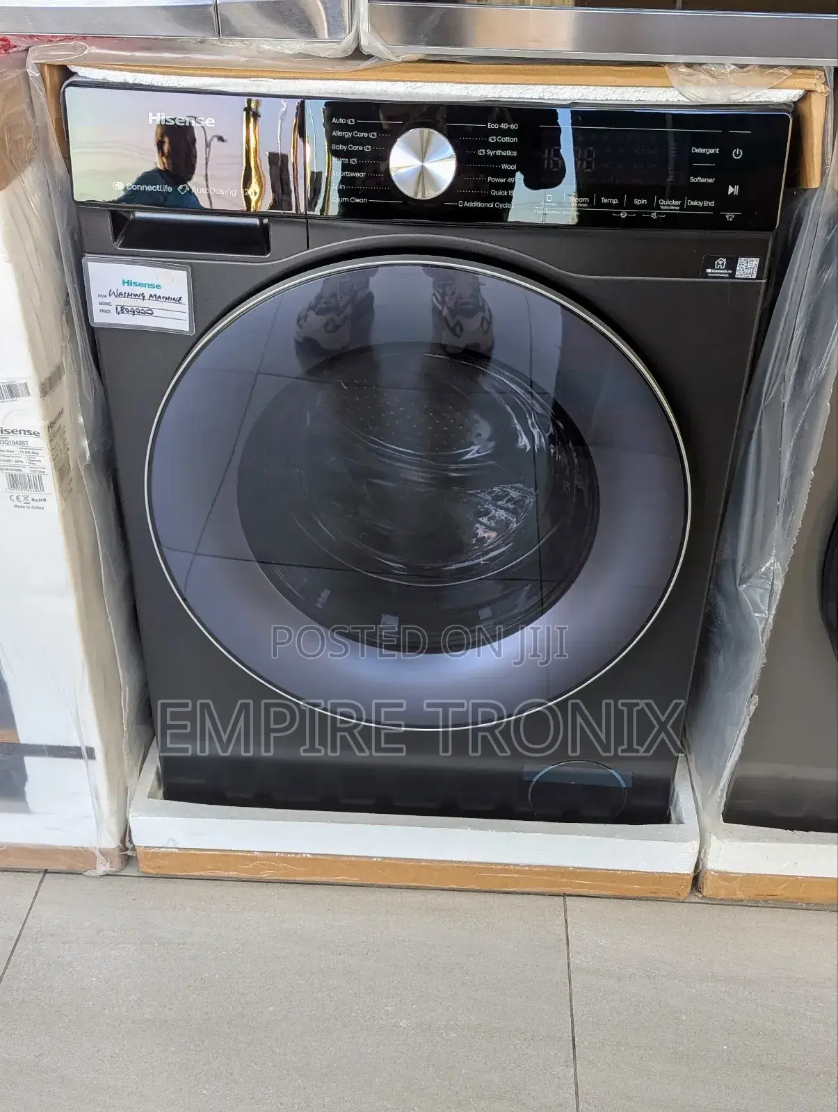 Hisense Auto Wf5s1245bb Wifi-Enabled 12 Kg Washing Machine