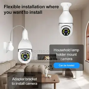 Bulb CCTV Camera Ya Kisasa Unaona Kupitia Simu