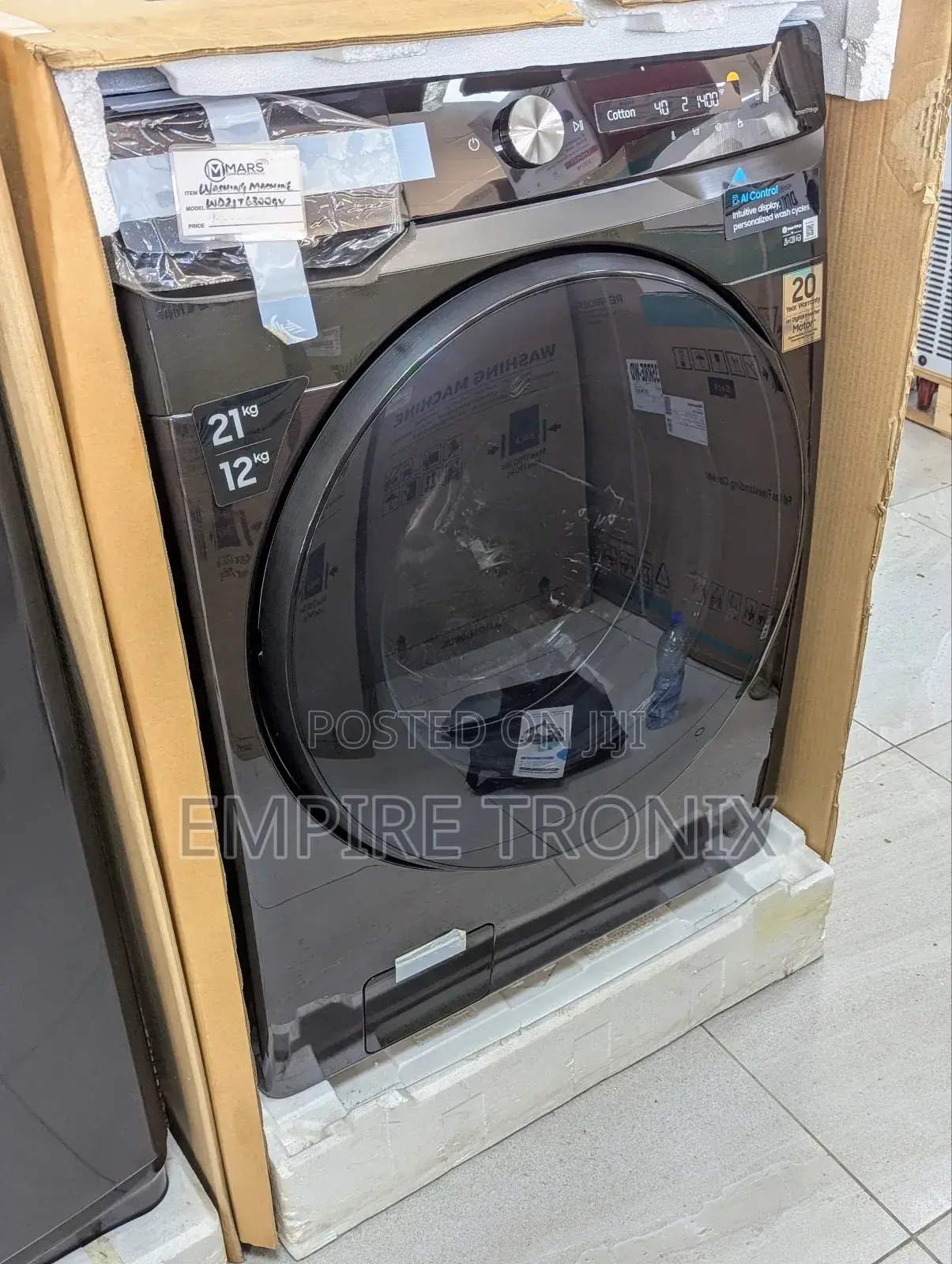 Samsung 21/12kg Washer + Dryer | Washing Machine | Ecobubble