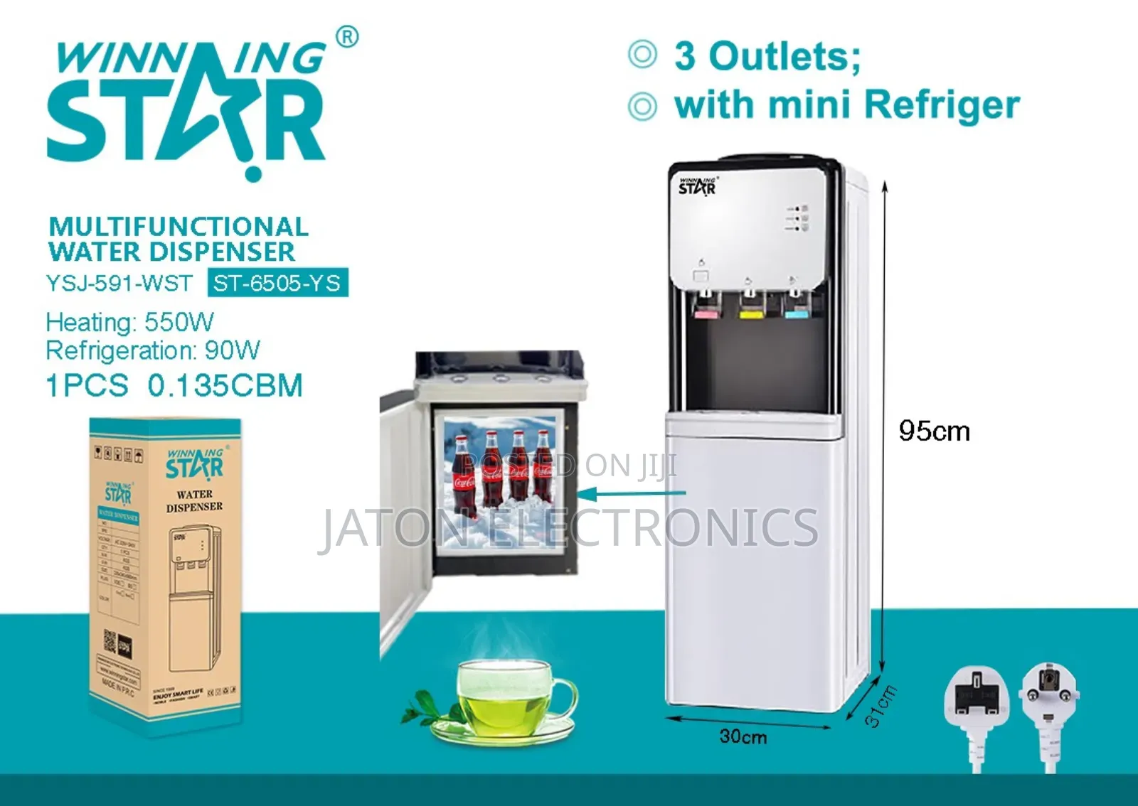Winningstar Water Dispenser With Fredge