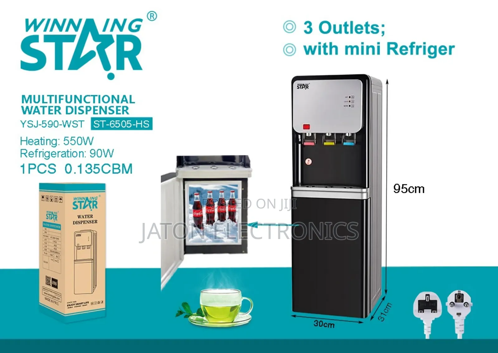 Winningstar Water Dispenser With Fredge