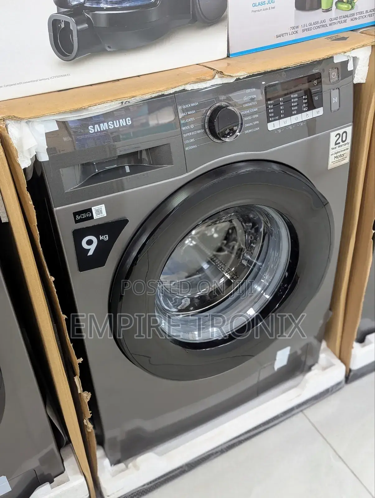 Samsung Ww90ta046ax/Nq Front Load Washing Machine - 9kg