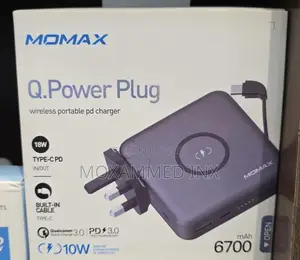 Momax Q.Power Plug Wireless Portable Pd Charger