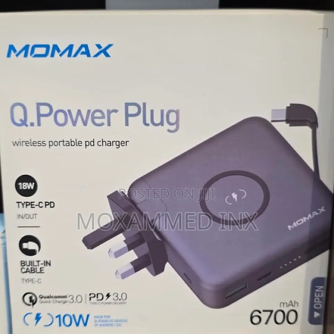 Momax Q.Power Plug Wireless Portable Pd Charger