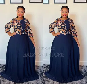 Women's African New Fashion Printed Long-Sleeved High-Waist