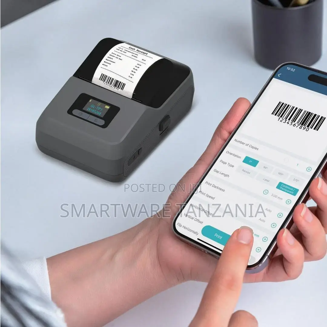 Portable Bluetooth Receipt And Label Printer Ios, Android