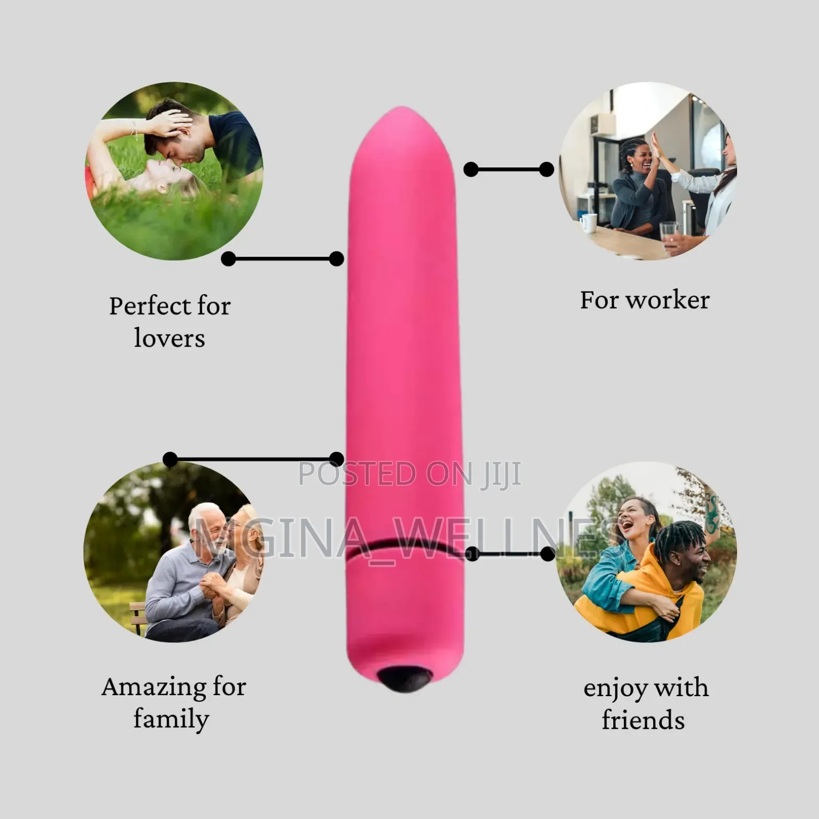 10 Speed Mini Bullet Vibrator, G Spot Powerful, Waterproof