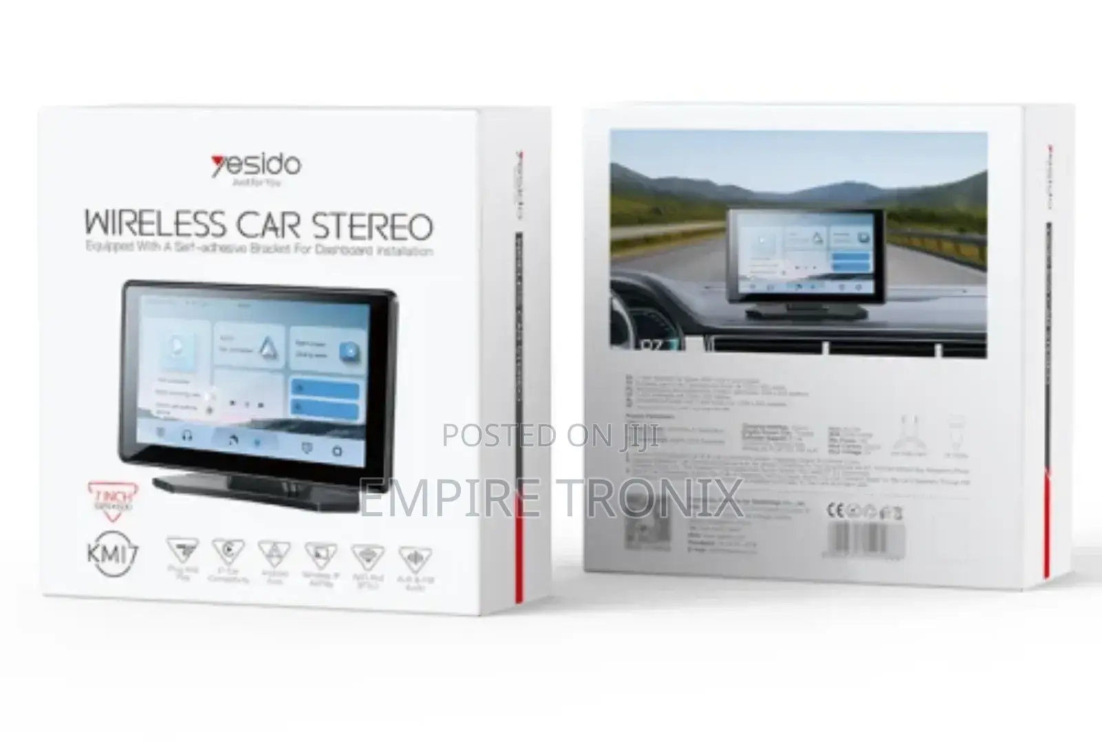 Yesido Km17 7inch Built-in Mic Portable Car Audio and Video