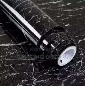 Black Marble Contact Paper