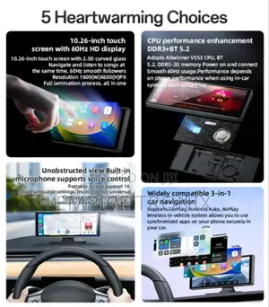 Yesido Km19 Car Audio Video Navigation 10.26 Inch Carplay