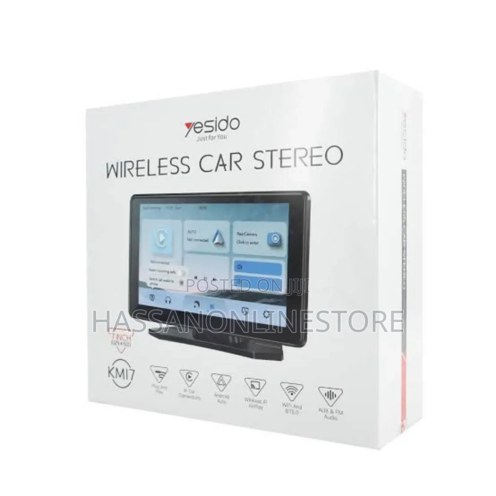 Yesido Km17 Bt5.0 Built-in Microphone 7" Navigation Carplay