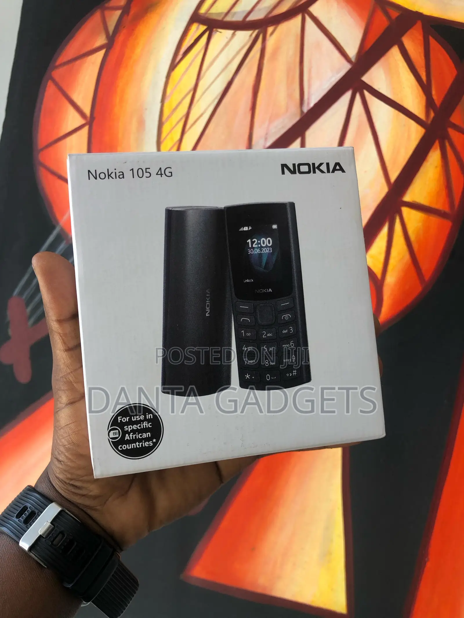 New Nokia 105 4G Black