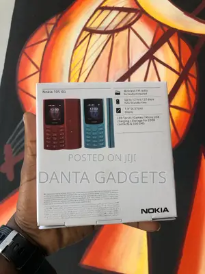 New Nokia 105 4G Black