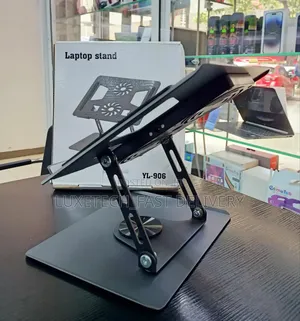 Premium 360-Degree Rotating Laptop Stand With Cooling Fans