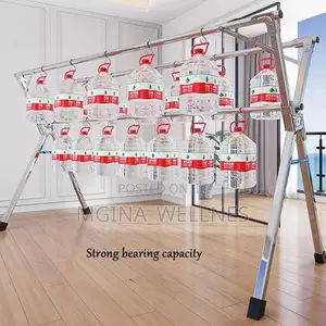 150cm Stainless Steel Foldable Clothes Drying Rack Stand