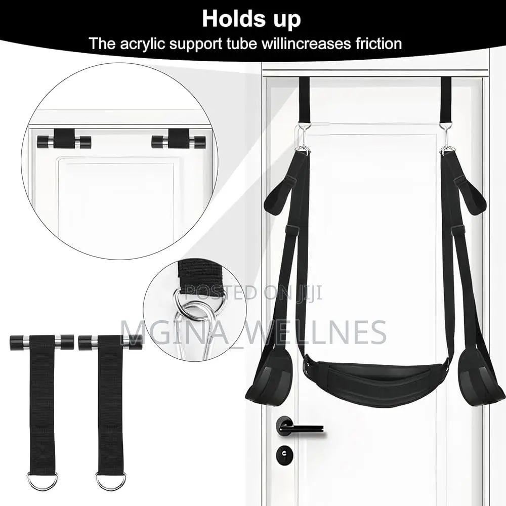 Sex Slings With Adjustable Straps, Hanging Door Handcuffs