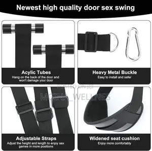 Sex Slings With Adjustable Straps, Hanging Door Handcuffs