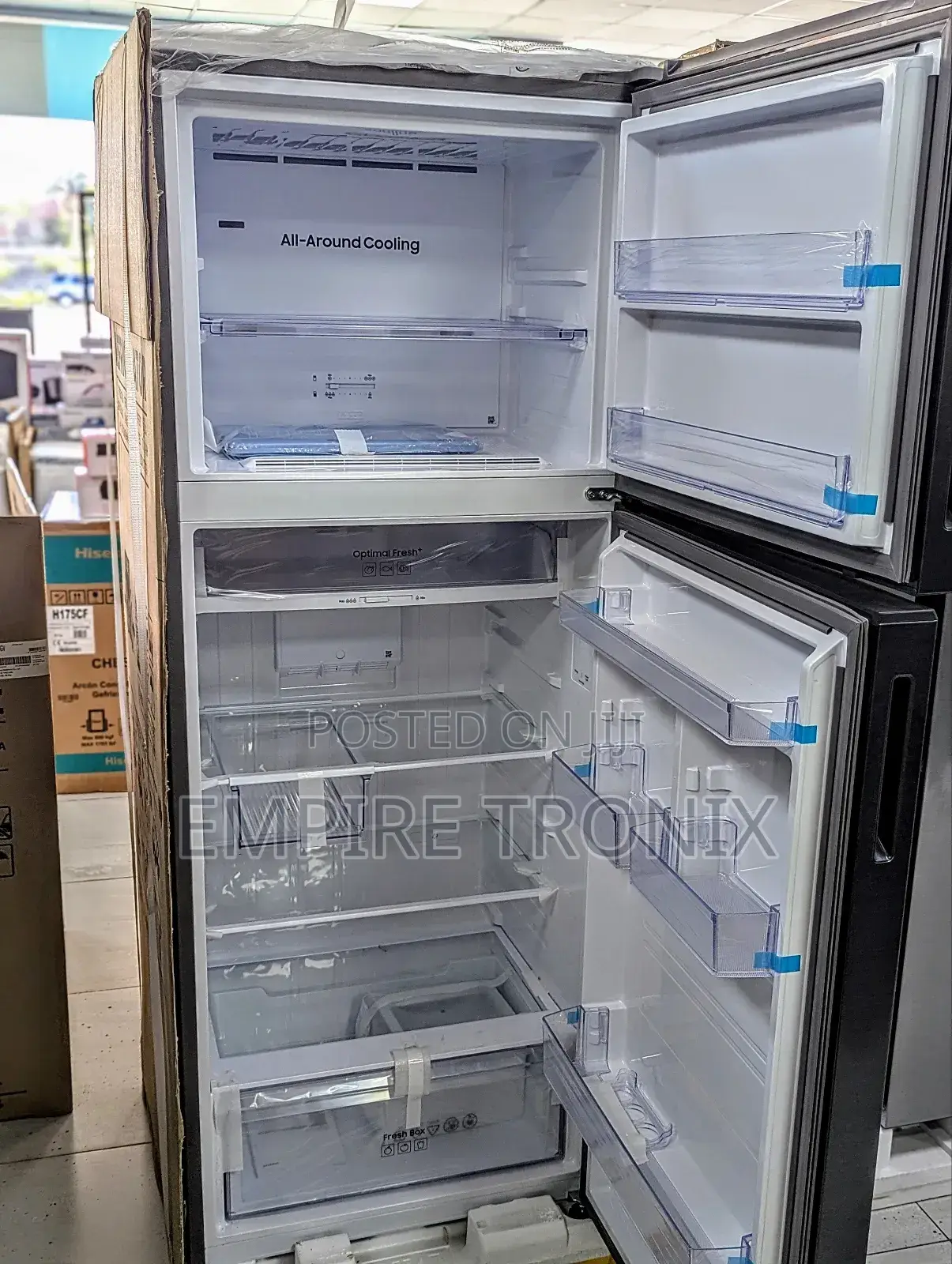 Samsung Rt47cg6631b1 Top Mount Freezer, 465l - Black