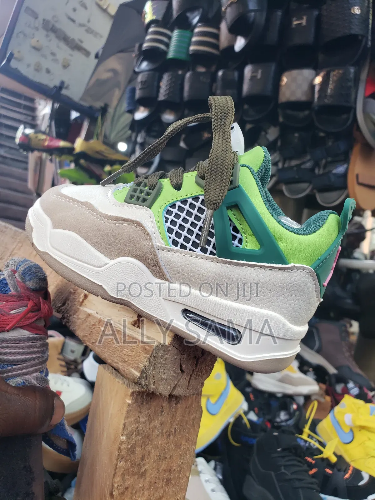 Boys Jordan Sneakers Green