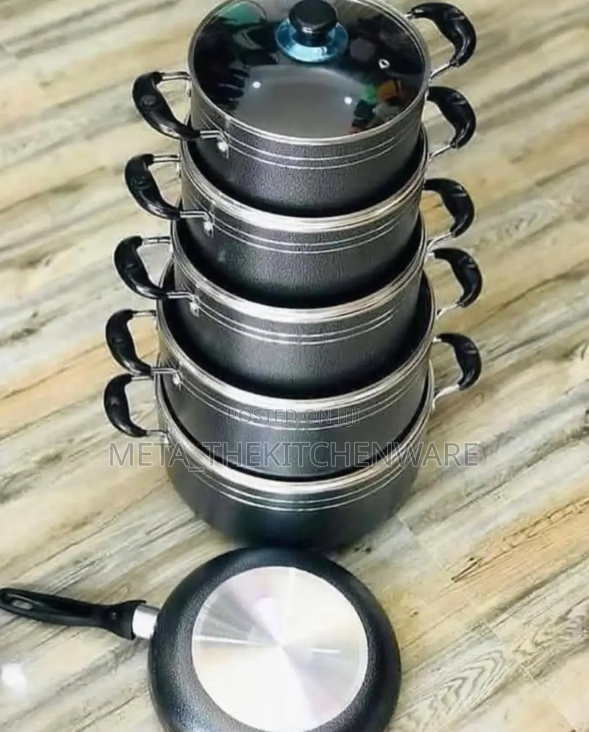 Non Stick Cookware Set 6pcs