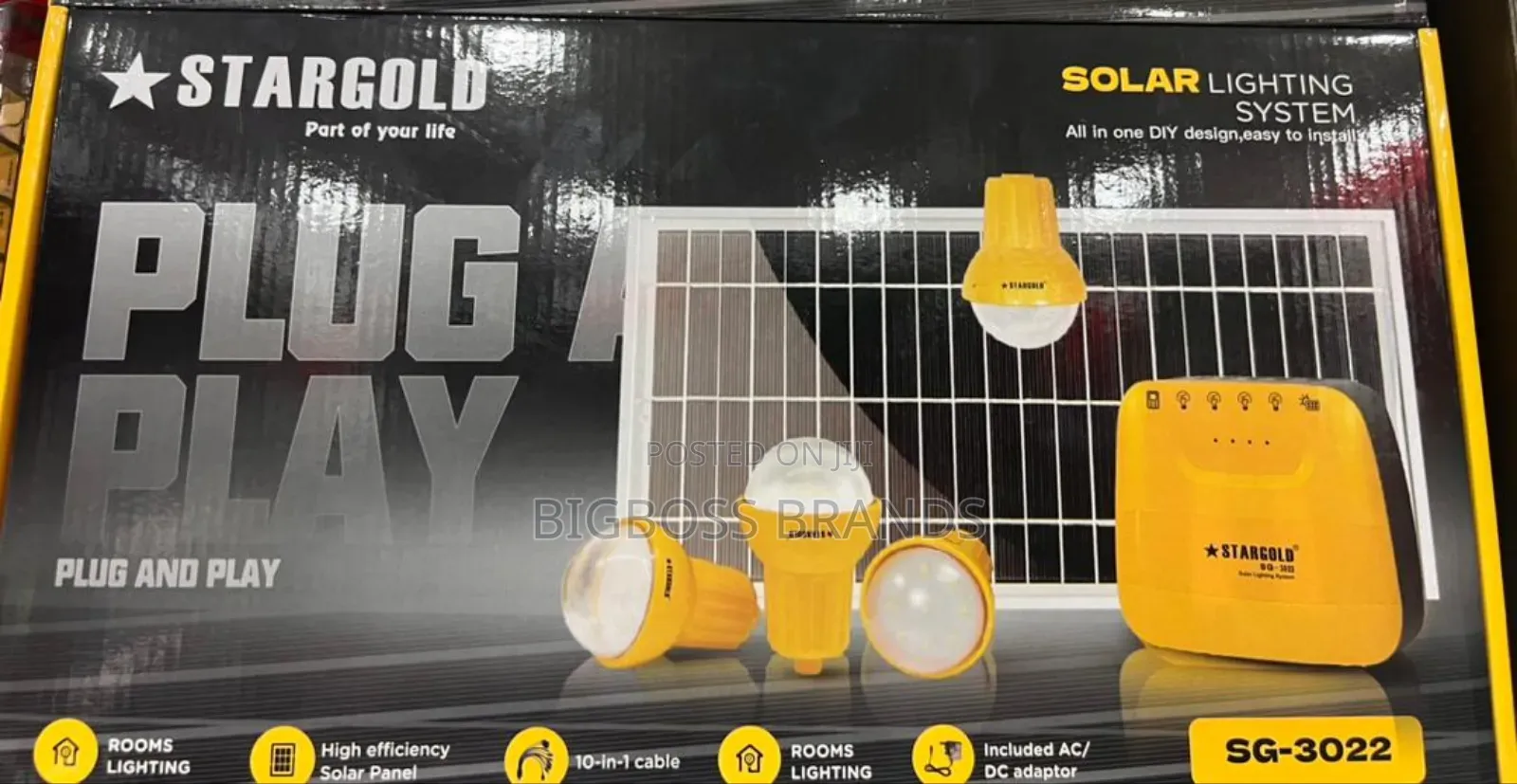 Stargold Solar Energy System 4 Lights