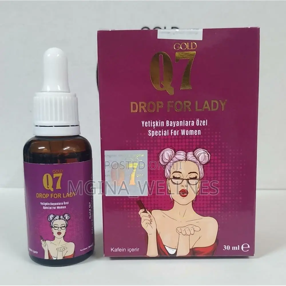 Gold Q7 Sex Drop for Women to Reach Orgasm