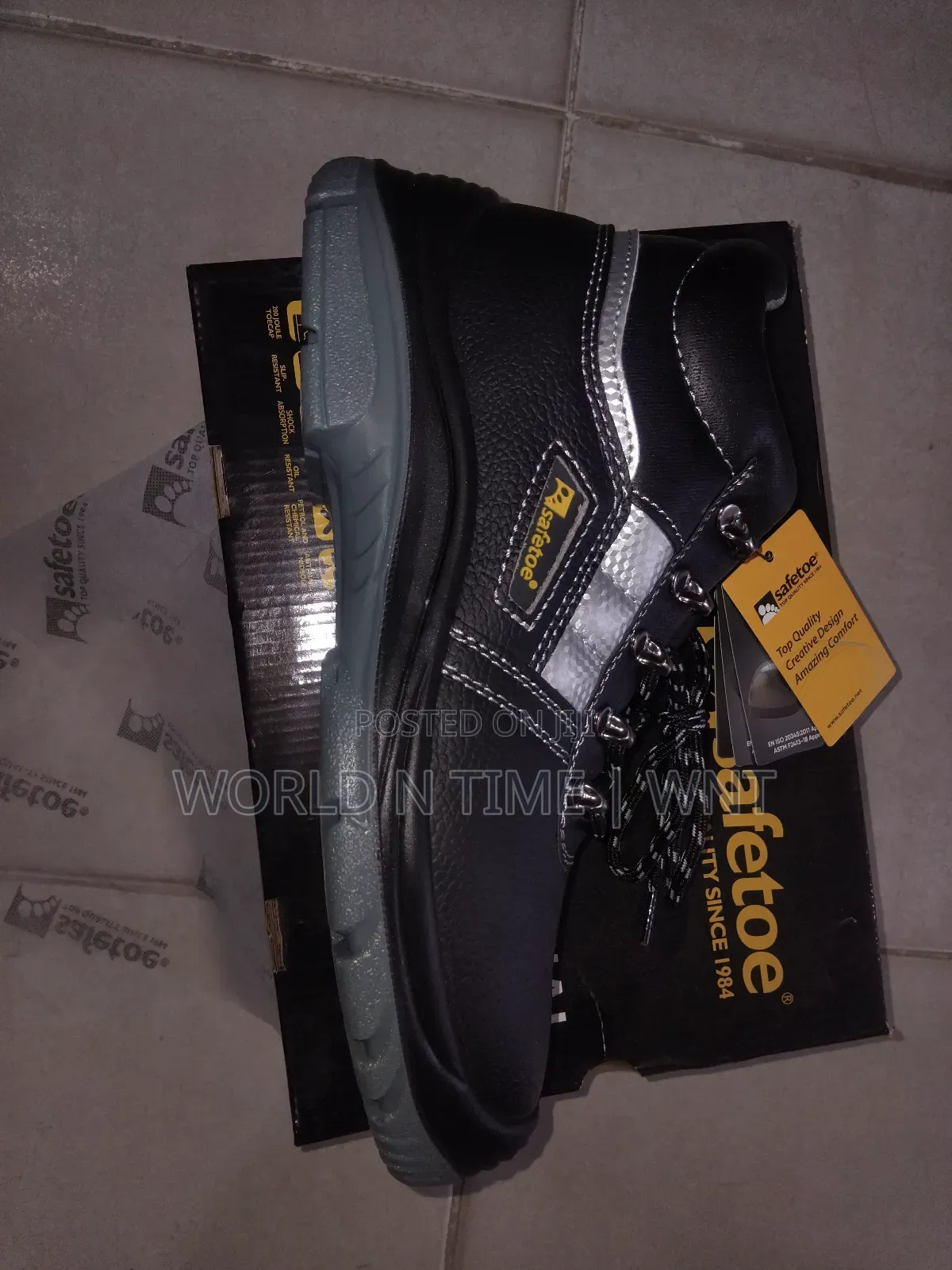 Safetoe High Ankle Men Safety Boots Professional Footwear