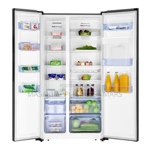 New! Hisense Side by Side H670smib-Wd | Refrigerator 514 Litres ,