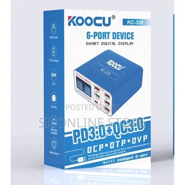 Koocu 6 Ports Charger