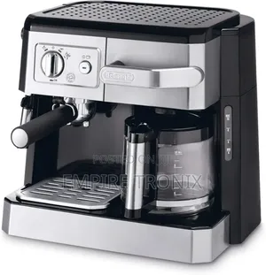 De'longhi Combi Espresso and Coffee Machine - Silver, Bco420