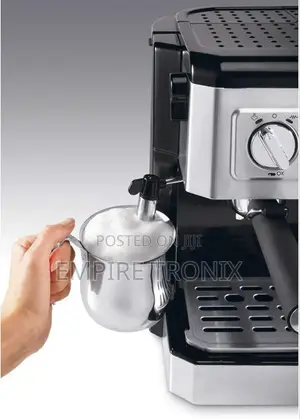 De'longhi Combi Espresso and Coffee Machine - Silver, Bco420