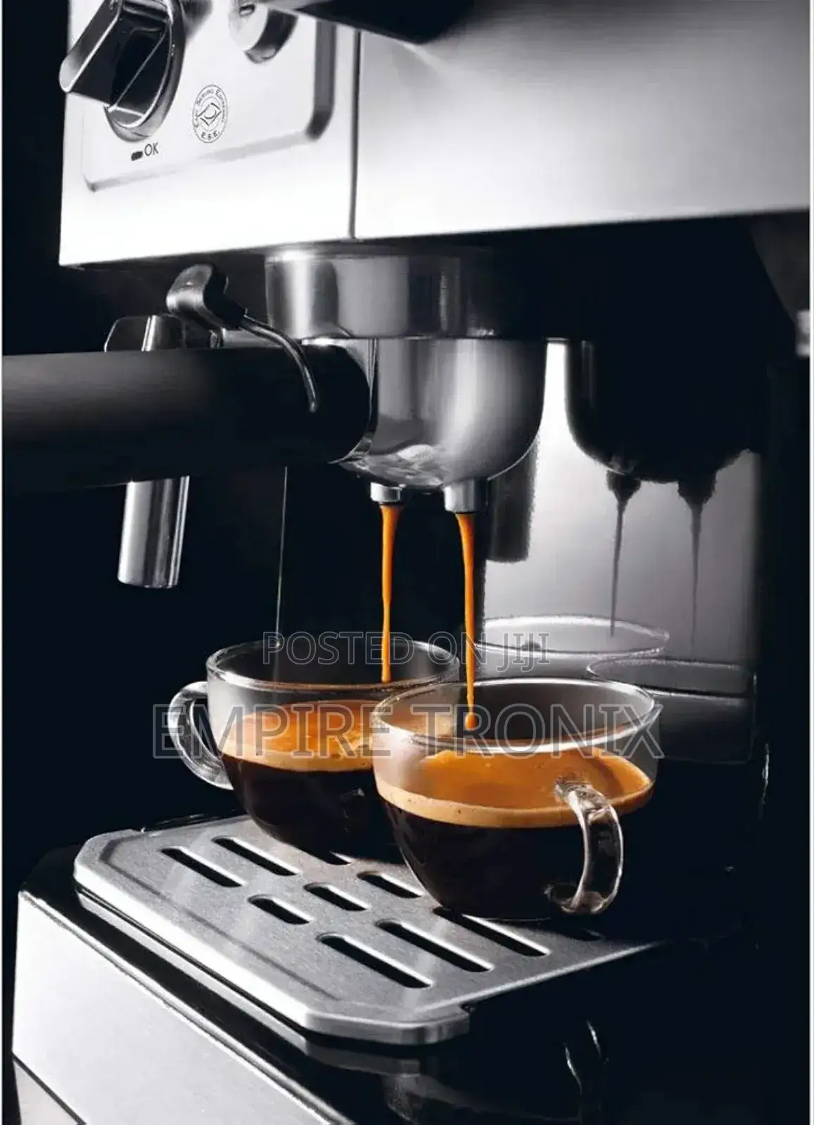 De'longhi Combi Espresso and Coffee Machine - Silver, Bco420