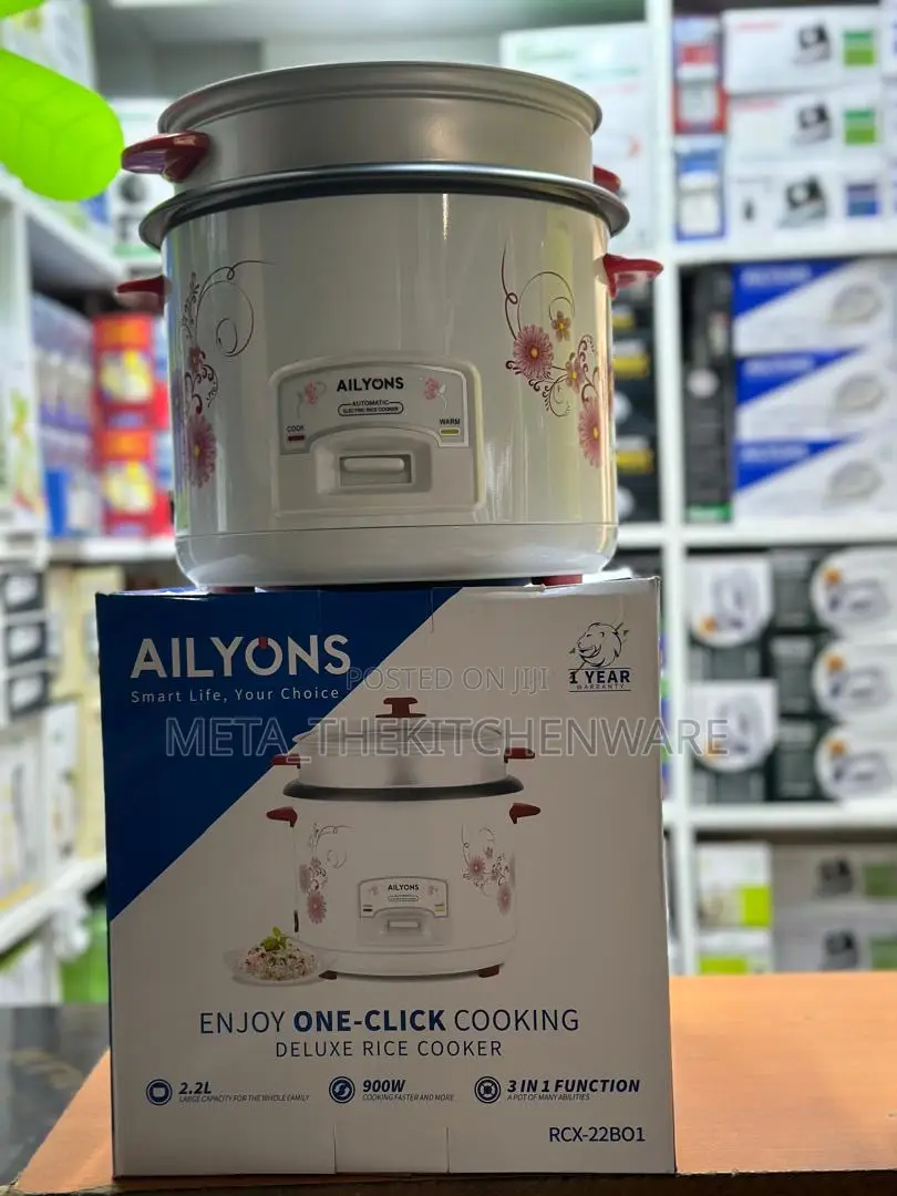 Ailyons Electric Rice Cooker 3in1 2.2l