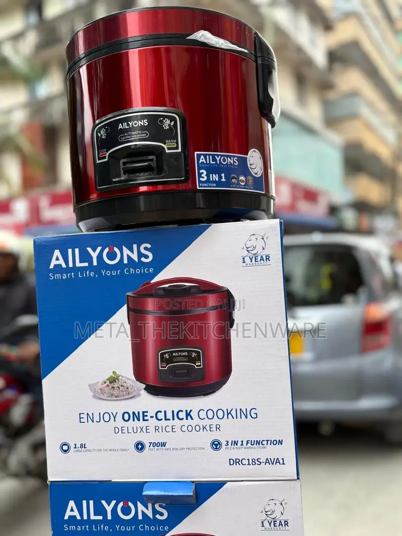 Ailyons Electric Rice Cooker 3in1 2.2l