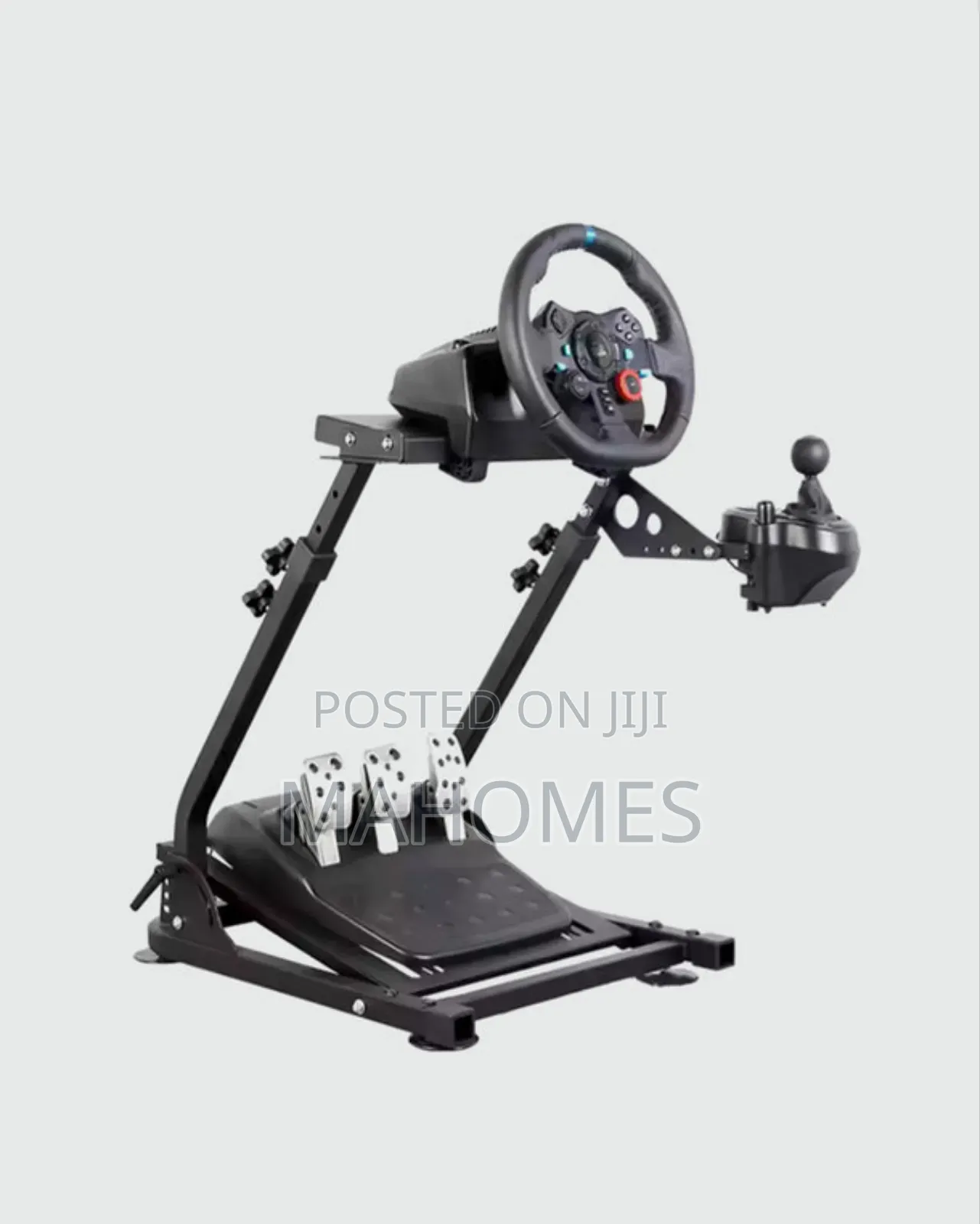 Carbon Steel Foldable Simulator Wheel and Shifter Bracket