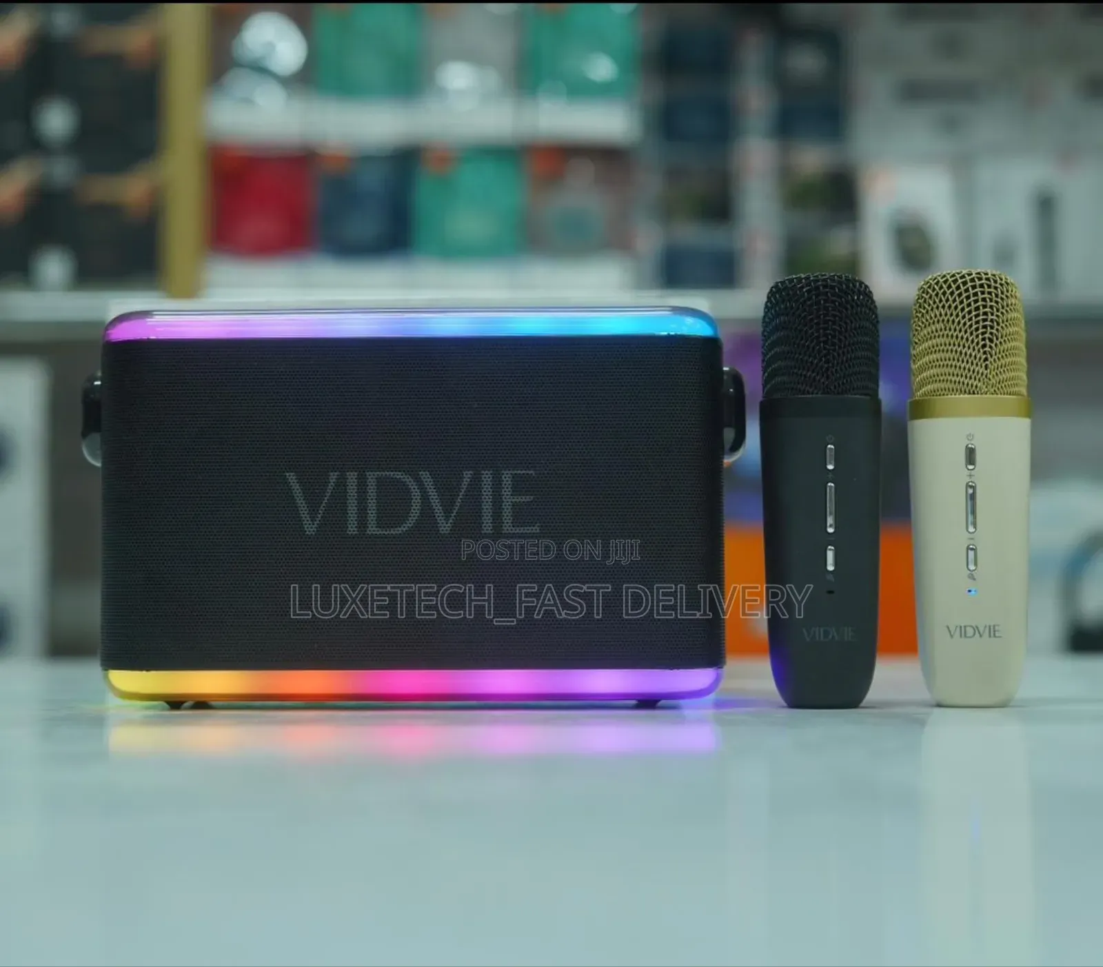 Vidvie Xl-Sp910 Led Wireless Mic Party Karaoke Audio Speaker