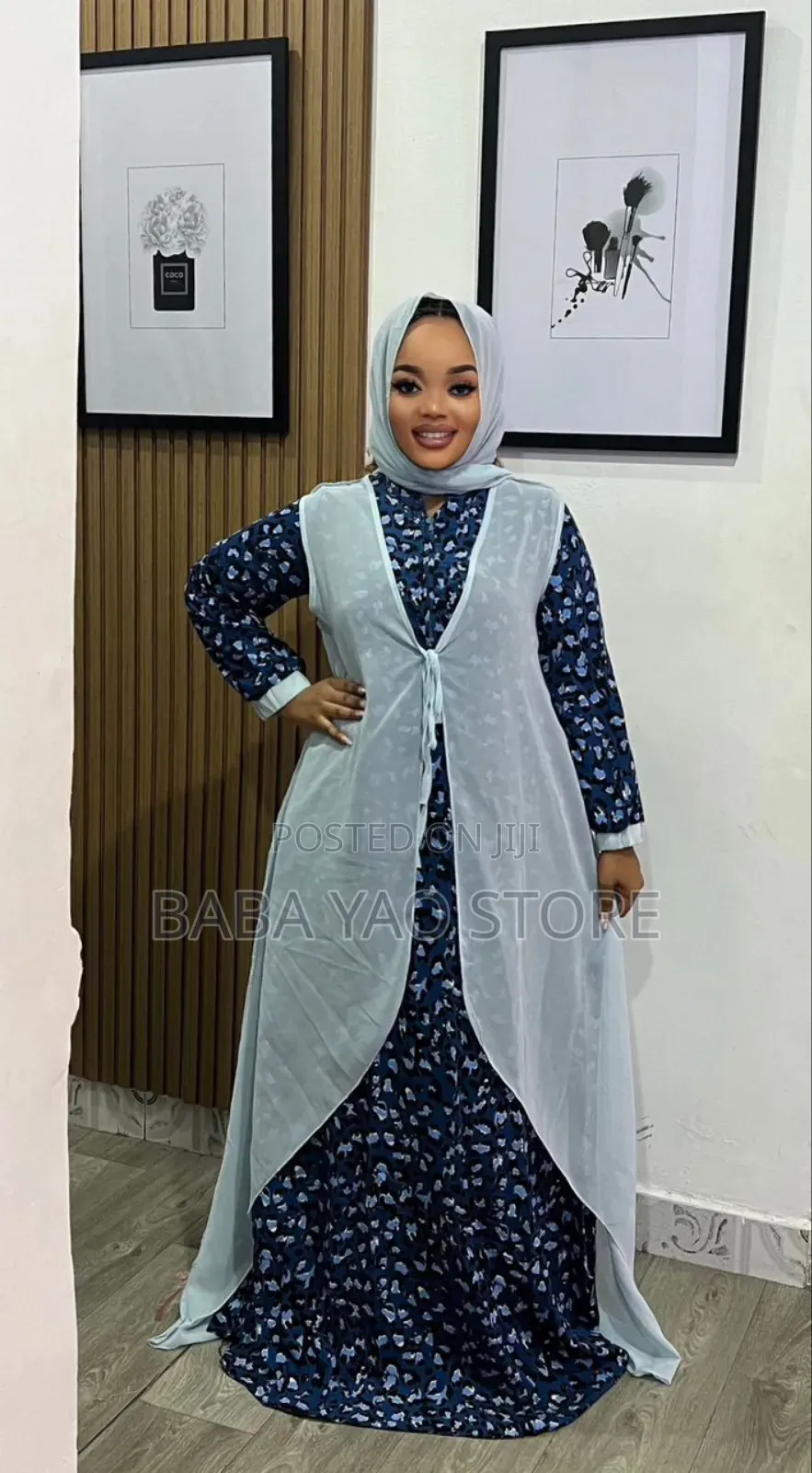 Women's High-Grade Long-Sleeved High-Waist Slim Big Swing.