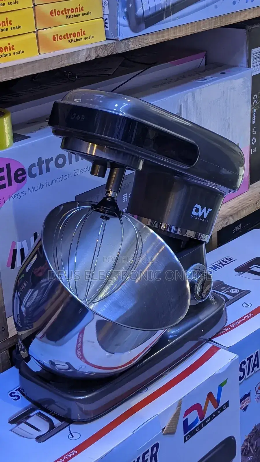 Electric Stand Mixer 10l Dw Digiwave