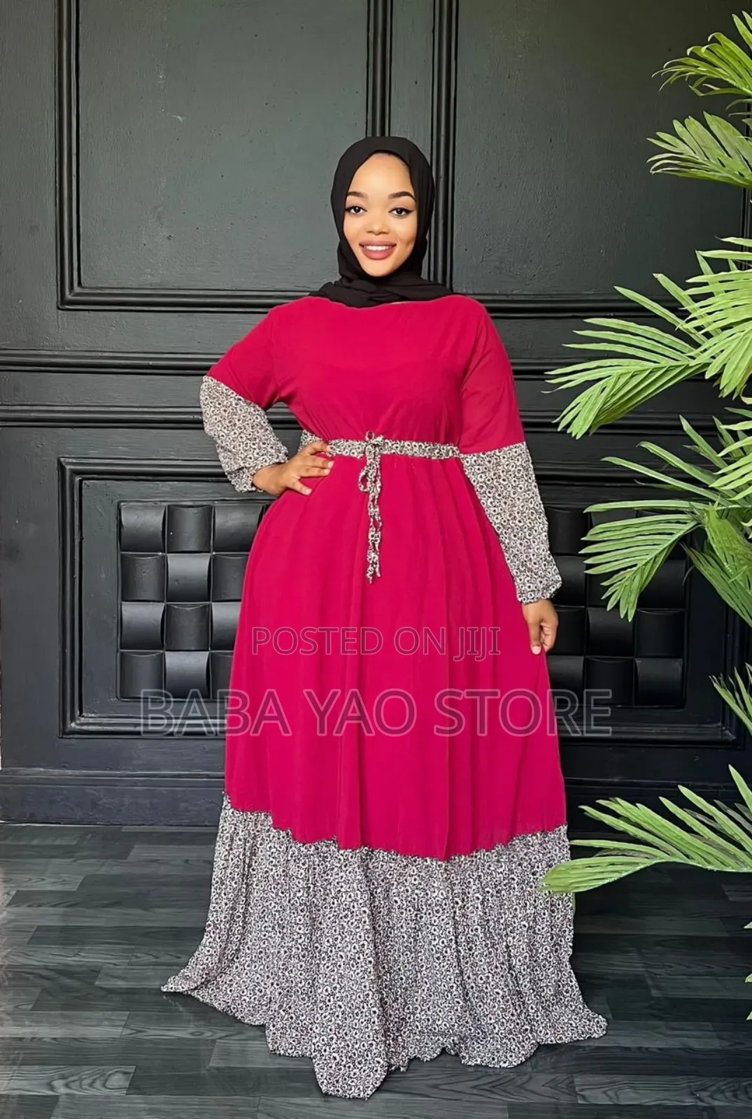 Women's Dresses and Scarf New African Style High-Grade Swing